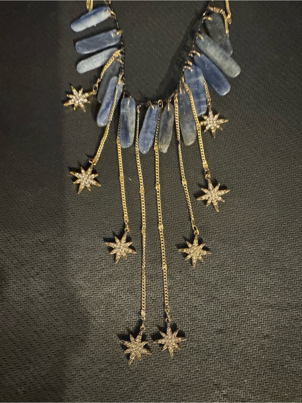 Anthropology Serefina Skye Bib Necklace A celestial-themed statement piece - Picture 2 of 4